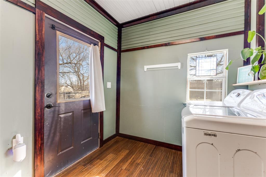 112 Elm Street Howe, TX 75459 - Photo 14 of 26 Laundry room and door to side yard.