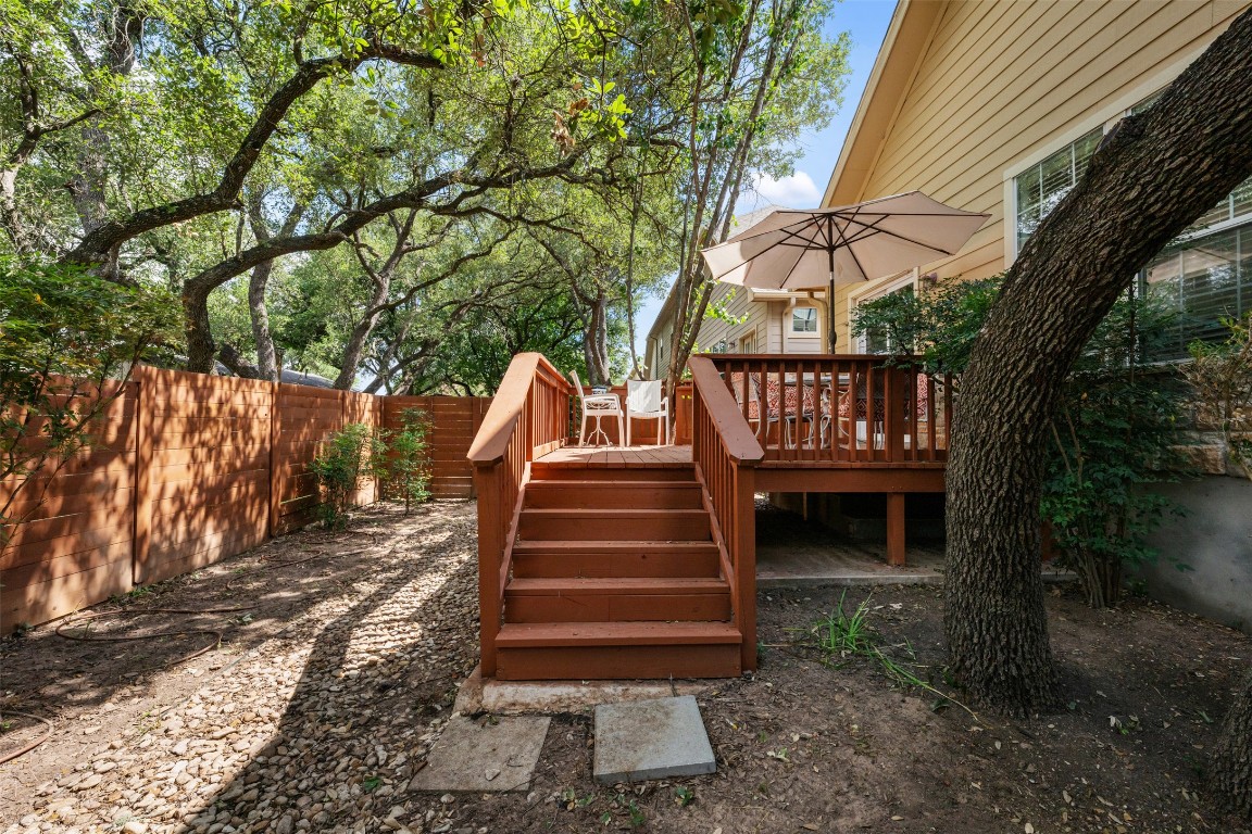 11000 Anderson Mill Road, Unit 63 Austin, TX 78750 - Photo 33 of 40 a view of outdoor space yard and deck
