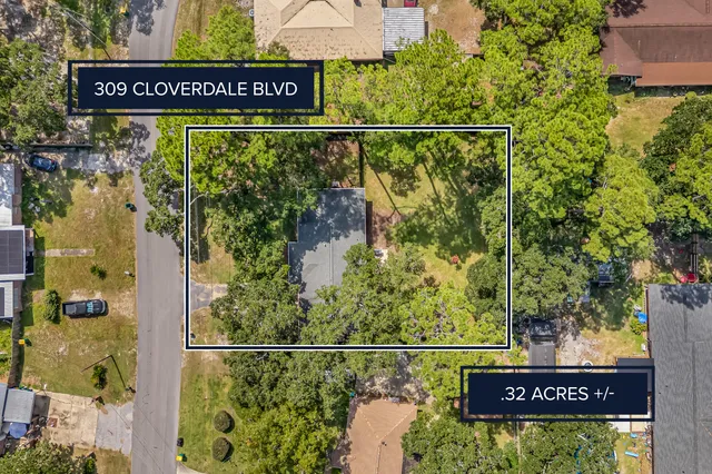 $325,000 | 309 Cloverdale Boulevard, Fort Walton Beach, FL 32547