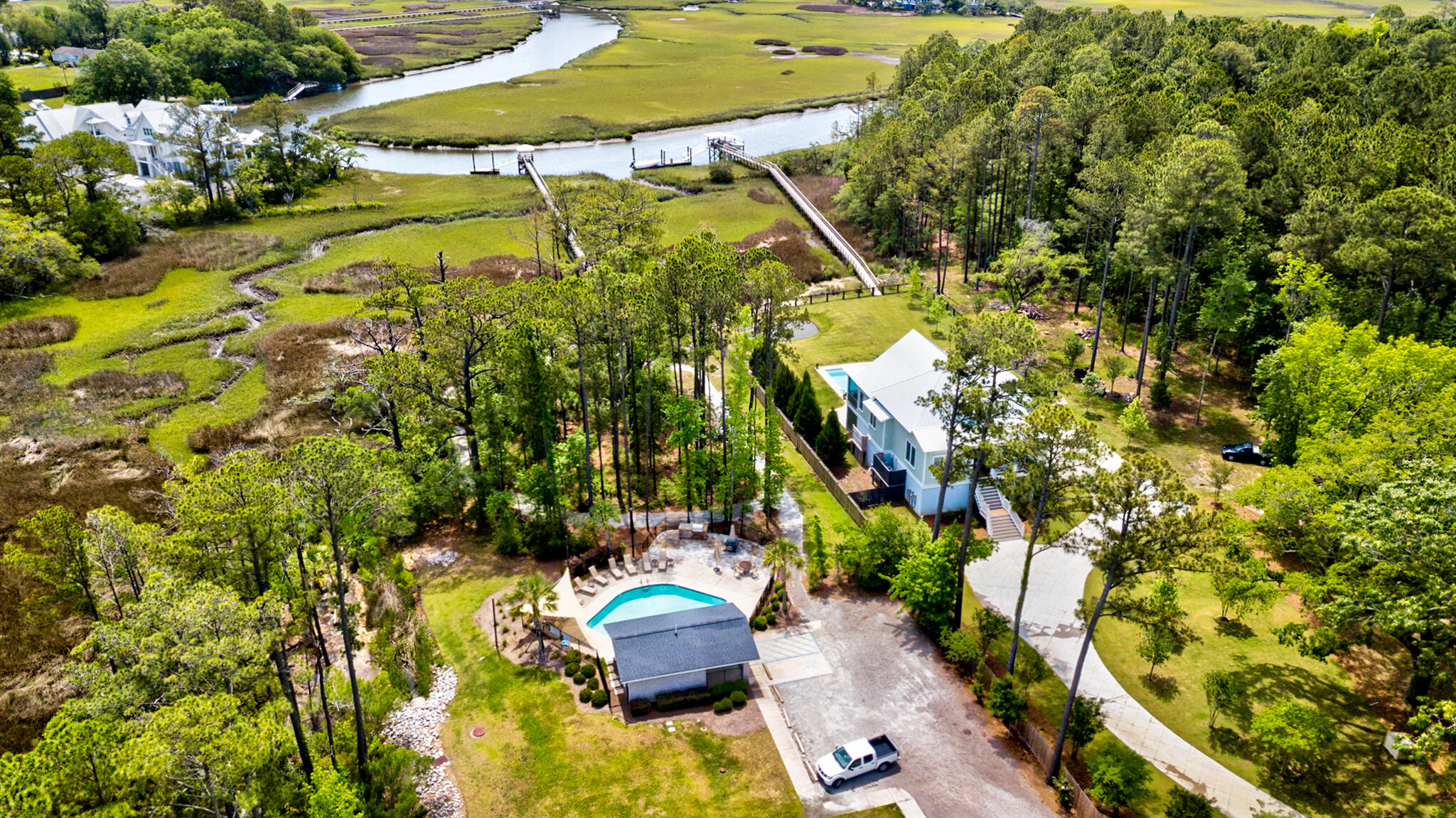 104 Antilles Circle Wando, SC 29492 - Photo 33 of 36 104 Antilles Cir Drone - 8 - CMG