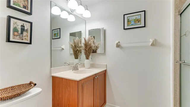 a close view of utility room