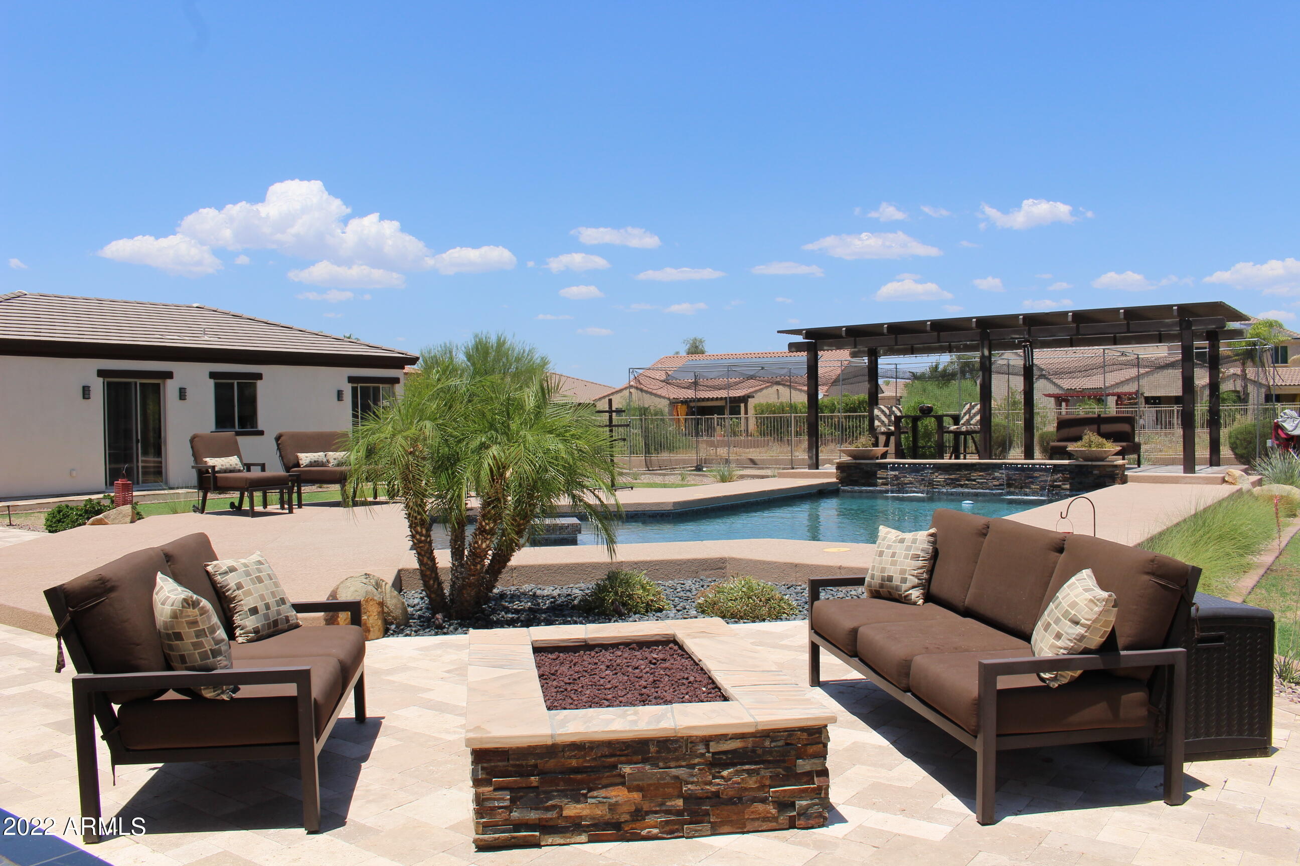 9156 West Bajada Road Peoria, AZ 85383 - Photo 21 of 31 Firepit and Guest House