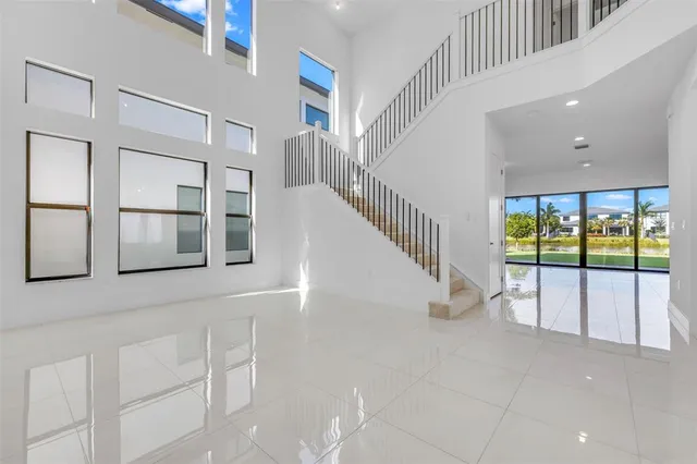 a view of a glass door