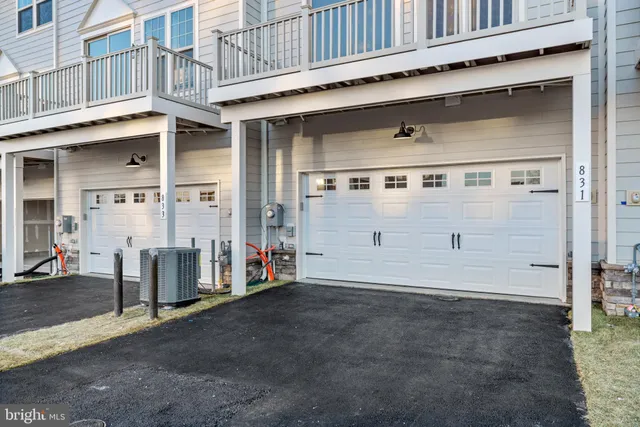 a front view of a building