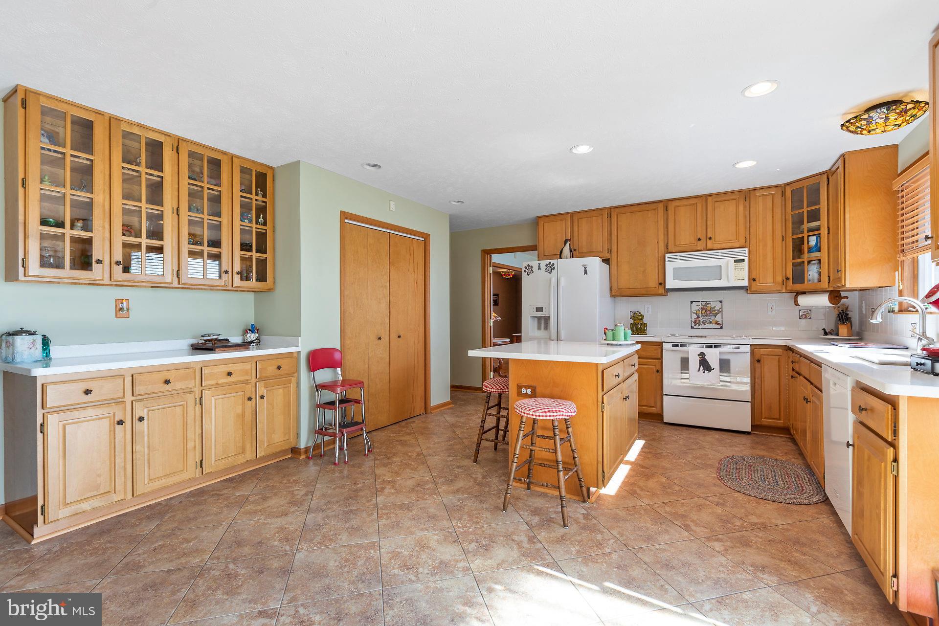 17191 Piney Point Road Piney Point, MD 20674 - Photo 6 of 45 Kitchen with island, pantry & ceramic flooring