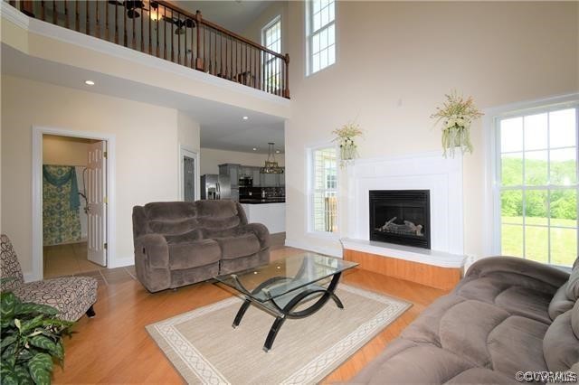 1629 Log Cabin Road Beaverdam, VA 23015 - Photo 11 of 40 a living room with furniture fireplace and window