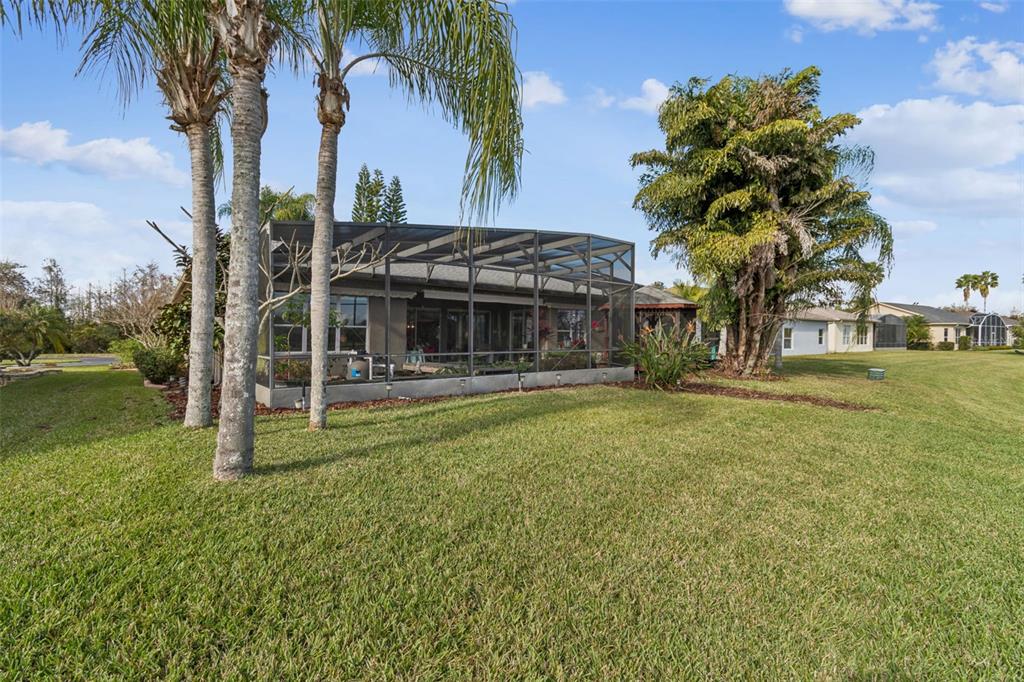 801 Glendora Road Kissimmee, FL 34759 - Photo 57 of 74 a front view of a house with a garden and tree