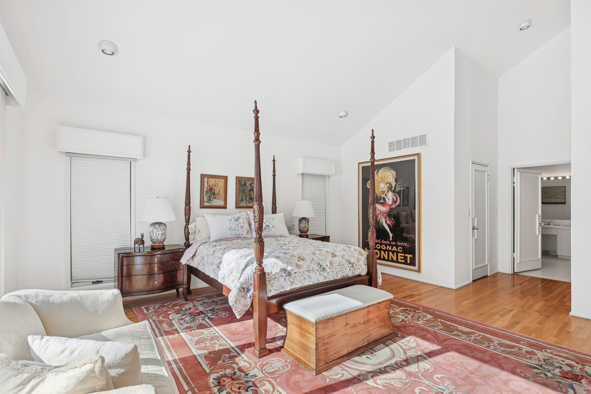 7 Chatfields Ridge Road East Hampton, NY 11937 - Photo 10 of 18 a bedroom with a bed and glass walk in closet