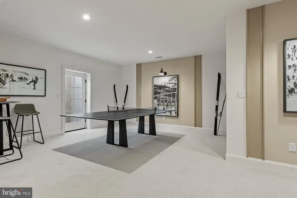 a room with furniture and a window