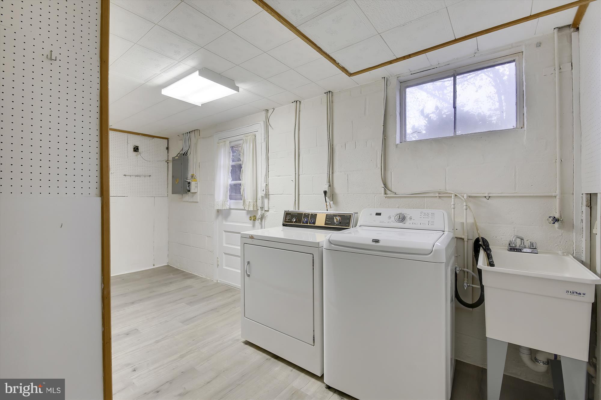 1900 Ladd Street Silver Spring, MD 20902 - Photo 31 of 36 Laundry Area and Exit to Rear Yard
