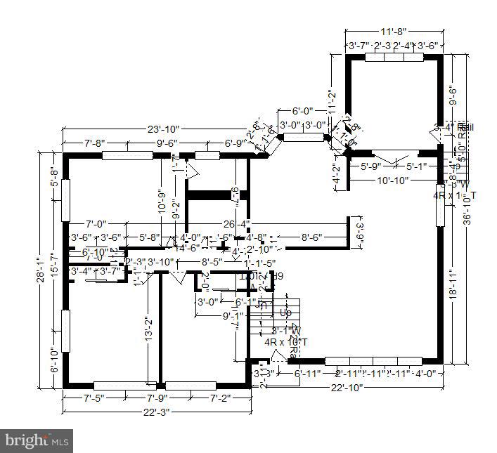 1900 Ladd Street Silver Spring, MD 20902 - Photo 36 of 36 Main Level Floor Plan