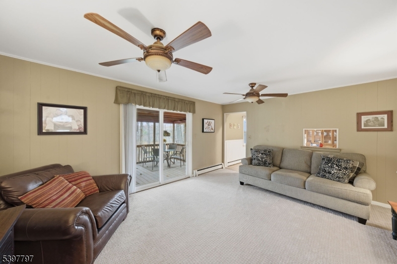 5 Glen Gate Road Boonton, NJ 07005 - Photo 10 of 46 a living room with furniture and a ceiling fan