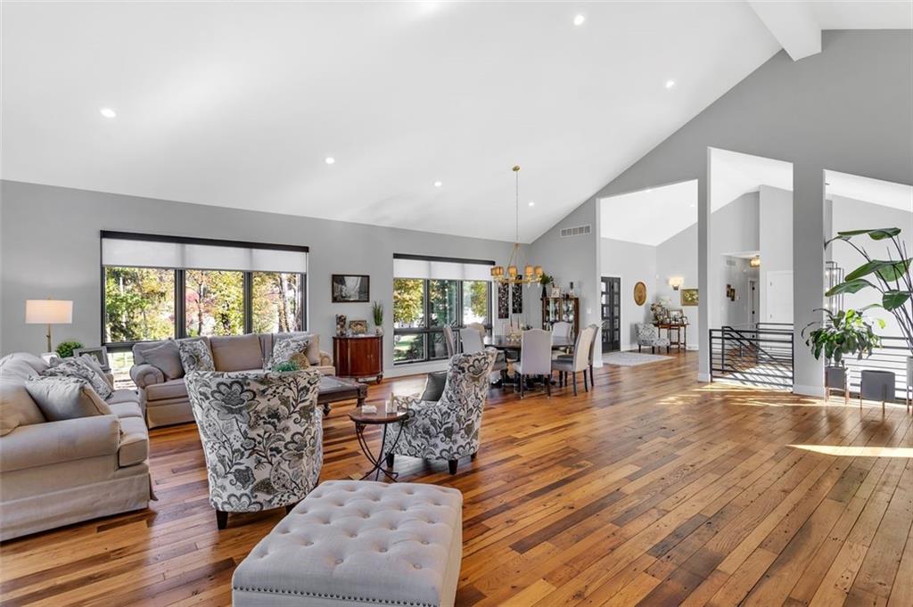 6742 Old Mars Crider Road Cranberry Township, PA 16066 - Photo 22 of 50 a living room with furniture and wooden floor