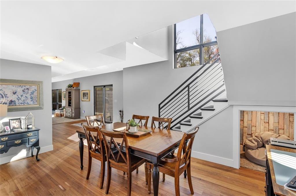 6742 Old Mars Crider Road Cranberry Township, PA 16066 - Photo 36 of 50 a view of a dining room with furniture and wooden floor