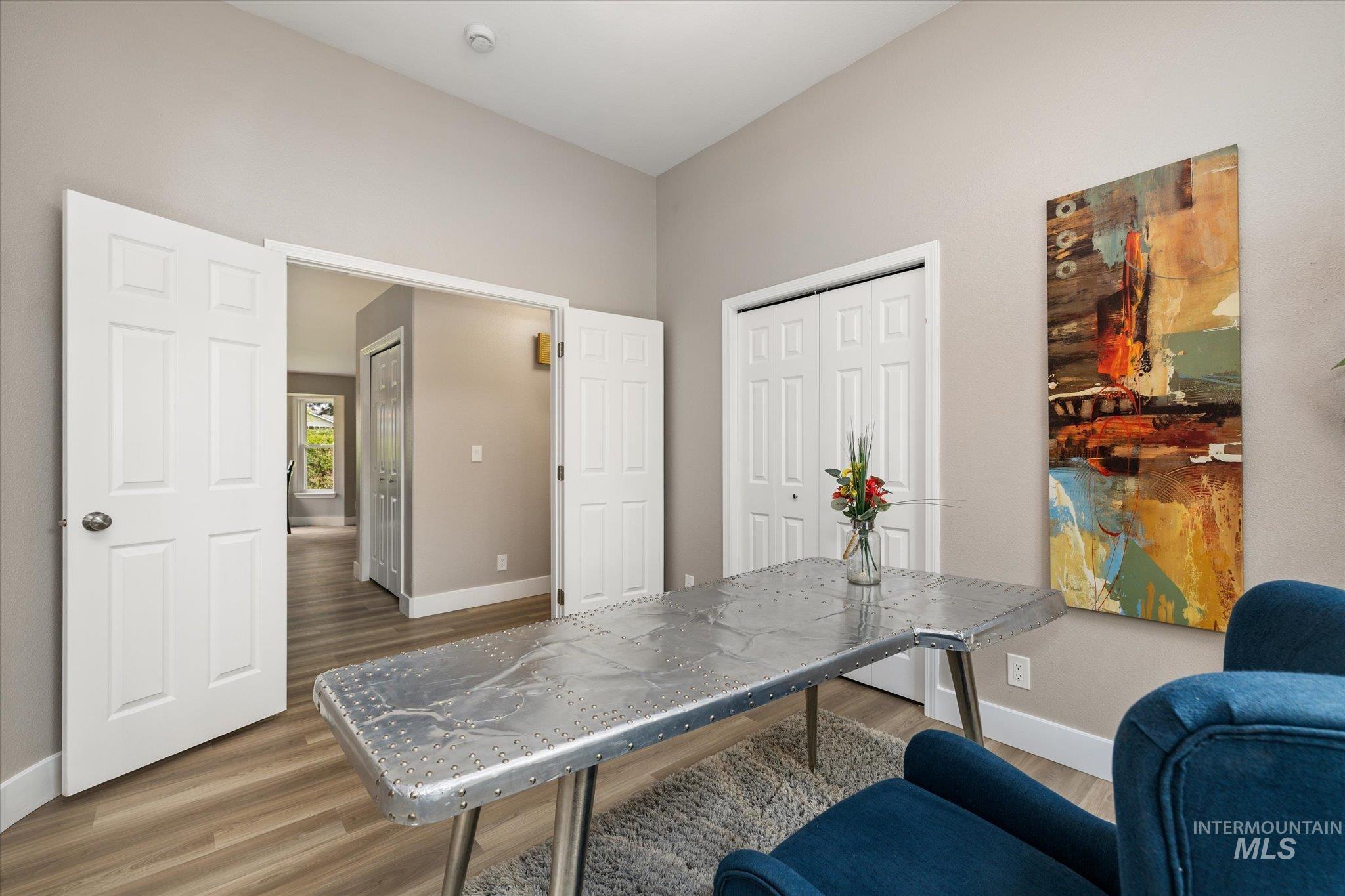2250 North Amethyst Avenue Meridian, ID 83646 - Photo 37 of 50 Home office with wood finished floors and baseboards