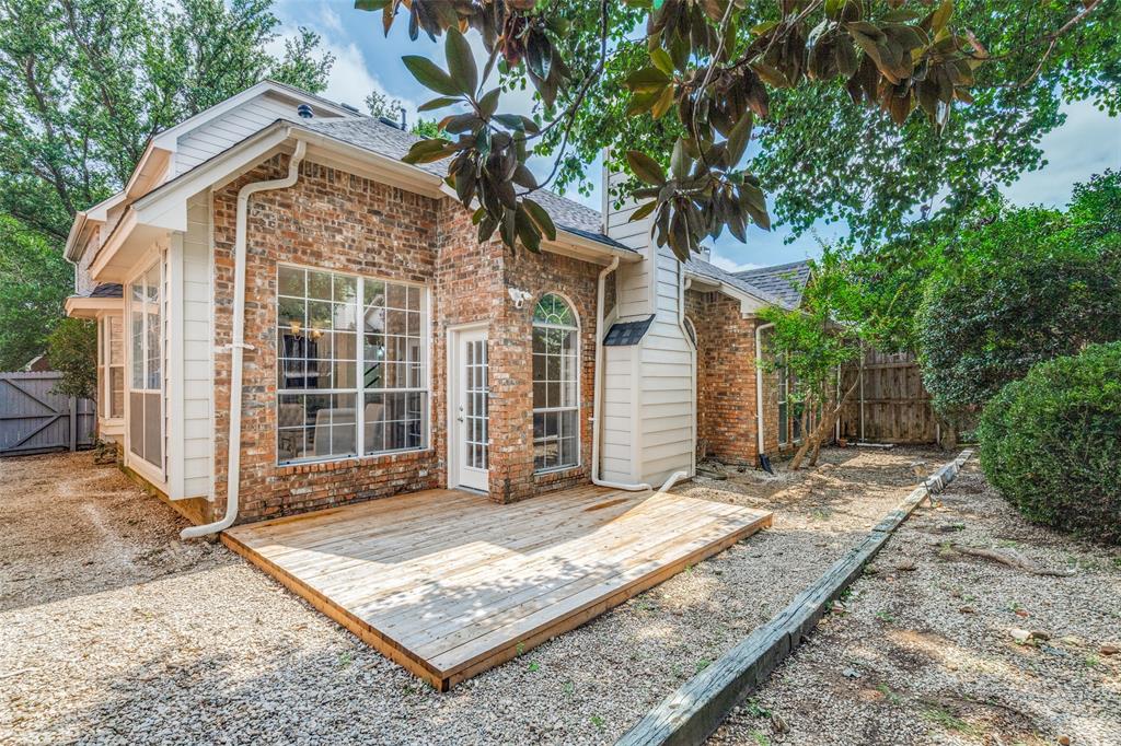4037 Azure Lane Addison, TX 75001 - Photo 25 of 36 View of backyard