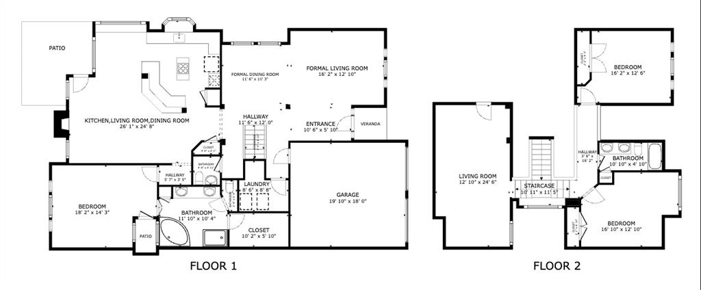 4037 Azure Lane Addison, TX 75001 - Photo 36 of 36 View of property floor plan