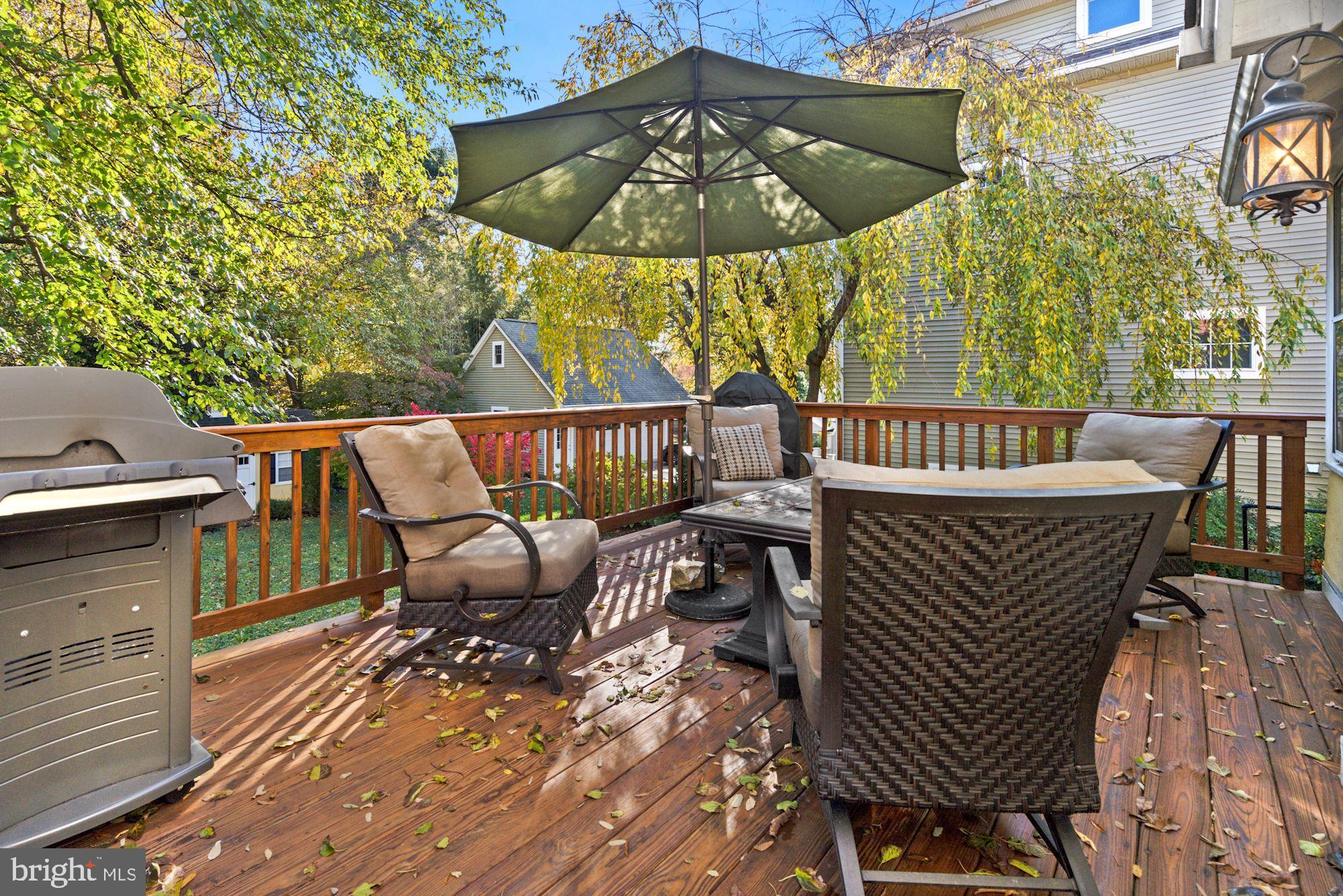 3320 2nd Road North Arlington, VA 22201 - Photo 26 of 31 Deck is perfect for grilling and outdoor dining