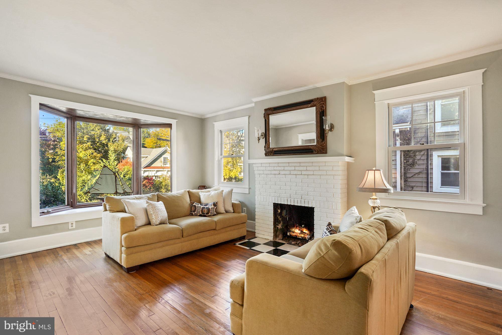 3320 2nd Road North Arlington, VA 22201 - Photo 3 of 31 Cozy gas fireplace in LR