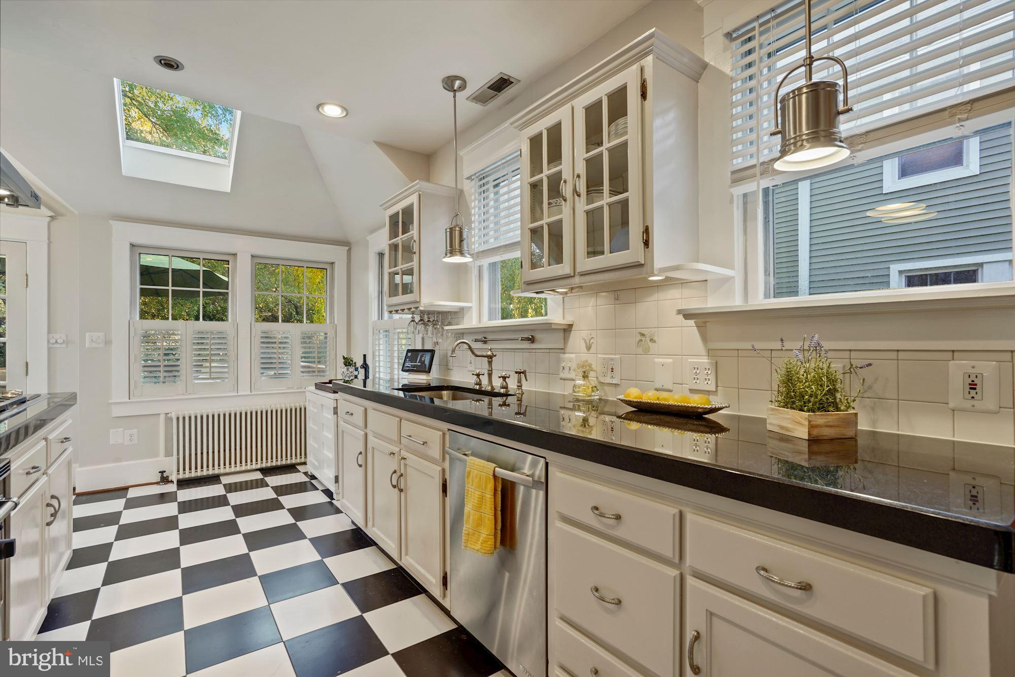 3320 2nd Road North Arlington, VA 22201 - Photo 7 of 31 Remodeled modern kitchen keeps vintage feel.