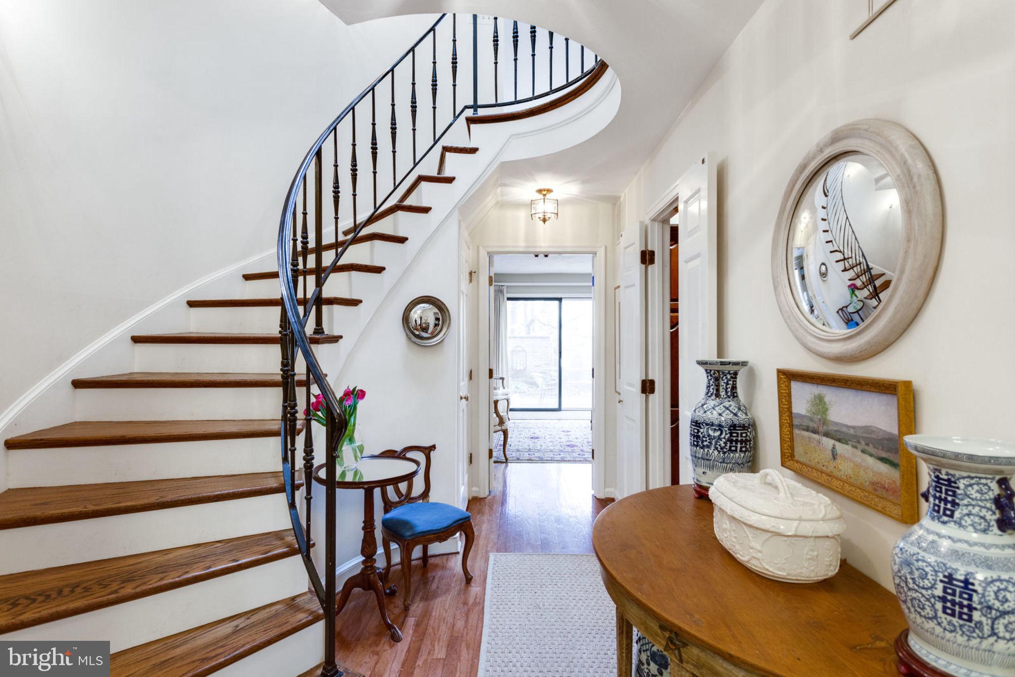 2307 North Glebe Road Arlington, VA 22207 - Photo 5 of 35 Stunning spiral staircase to 2nd and 3rd levels
