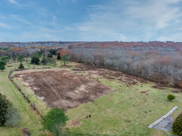 a view of a dry yard with mountain
