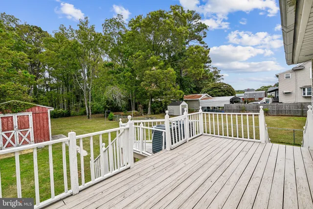 a view of a house with a deck