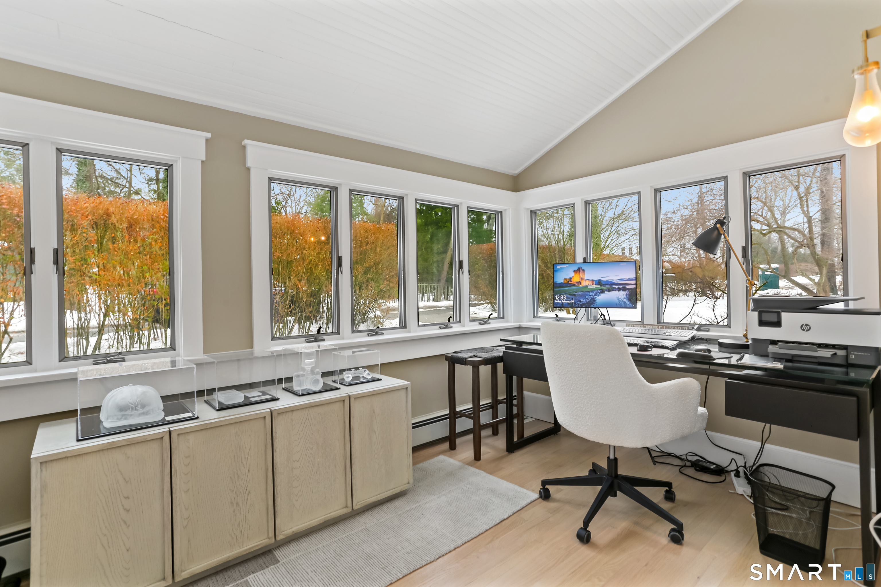 3 Riverview Road Westport, CT 06880 - Photo 4 of 29 a view of a dining room with furniture and windows