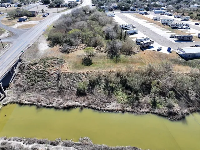 a view of a lake with outdoor space
