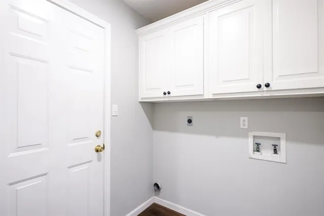 a close up of a white cabinets