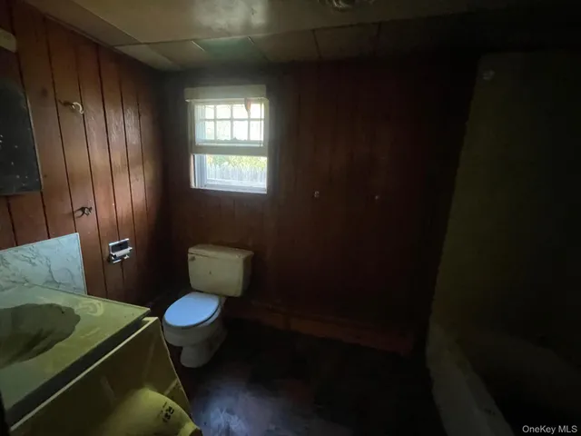 a view of stair and small yard