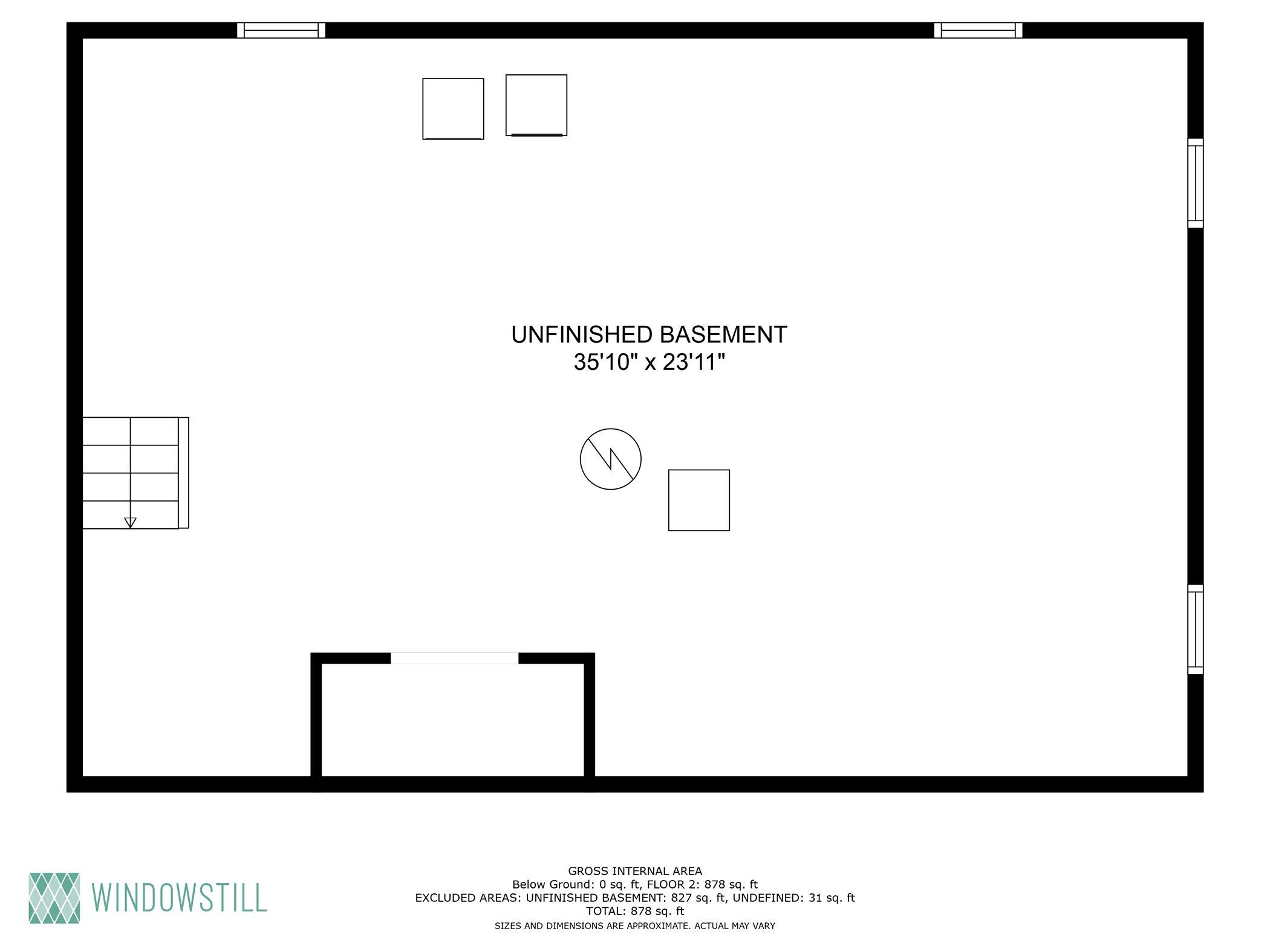 100 Reiniche Road Horton, MI 49246 - Photo 40 of 41 Basement Floor Plan