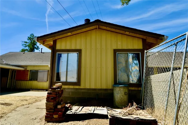 a view of swimming pool with a yard