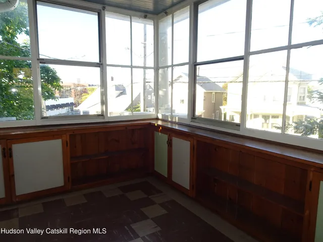 a view of a window in a room