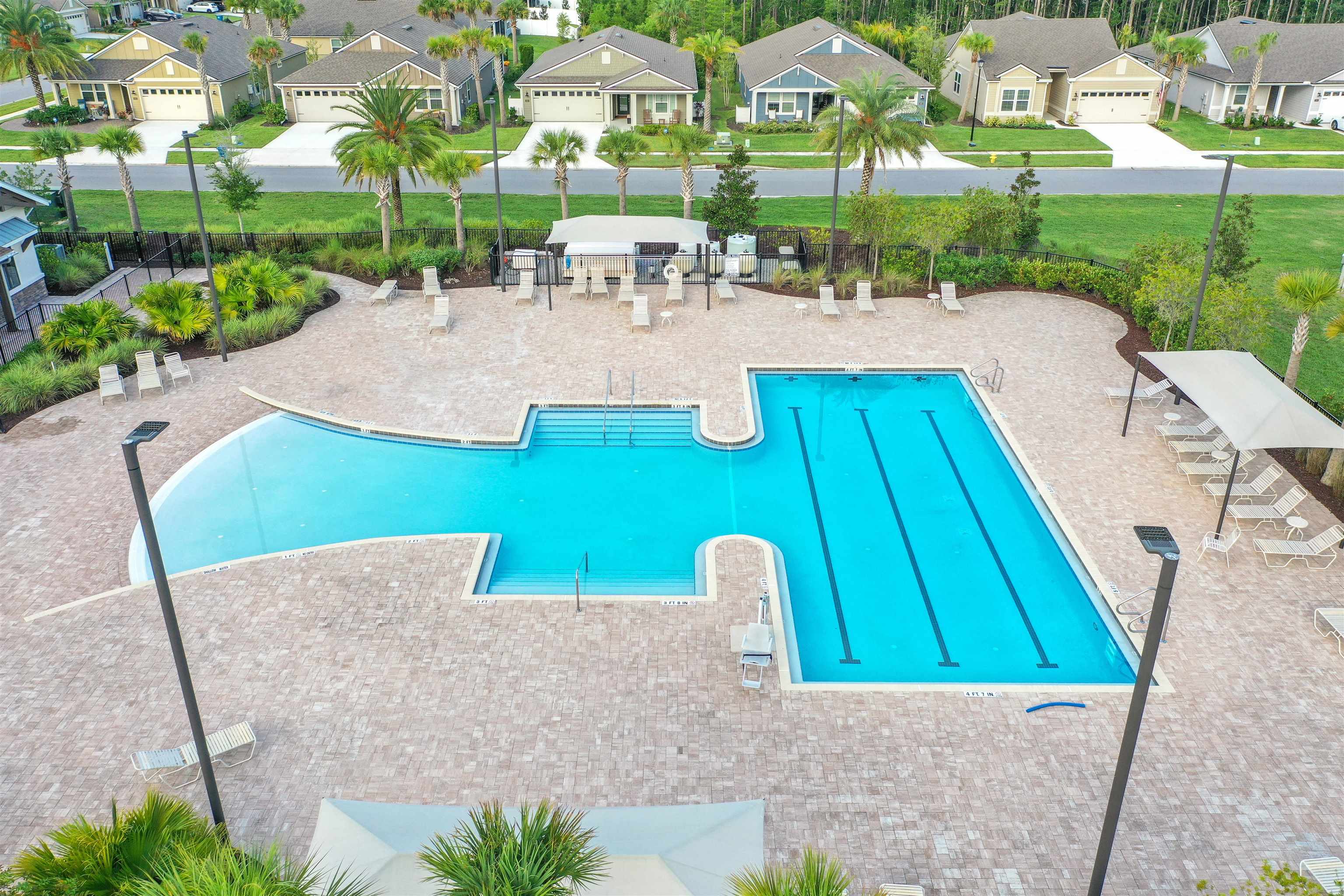Undisclosed Address St. Augustine, FL 32095 - Photo 44 of 51 Community pool with a residential view and a patio area