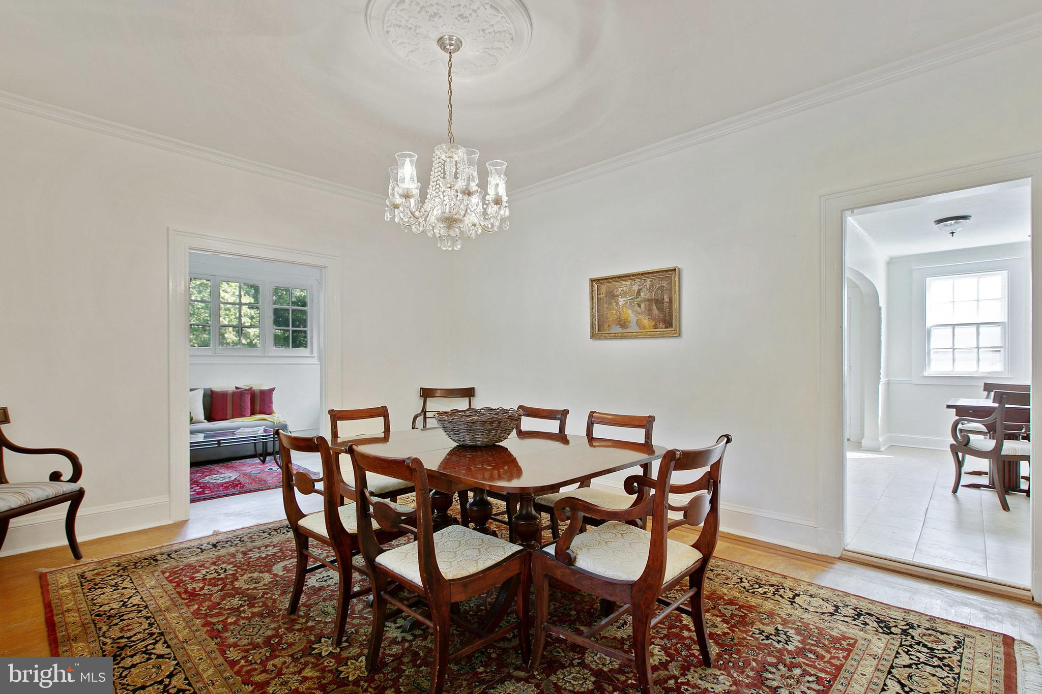 511 Woodside Road Baltimore, MD 21229 - Photo 11 of 57 Formal dining room looking onto eat-in kitchen