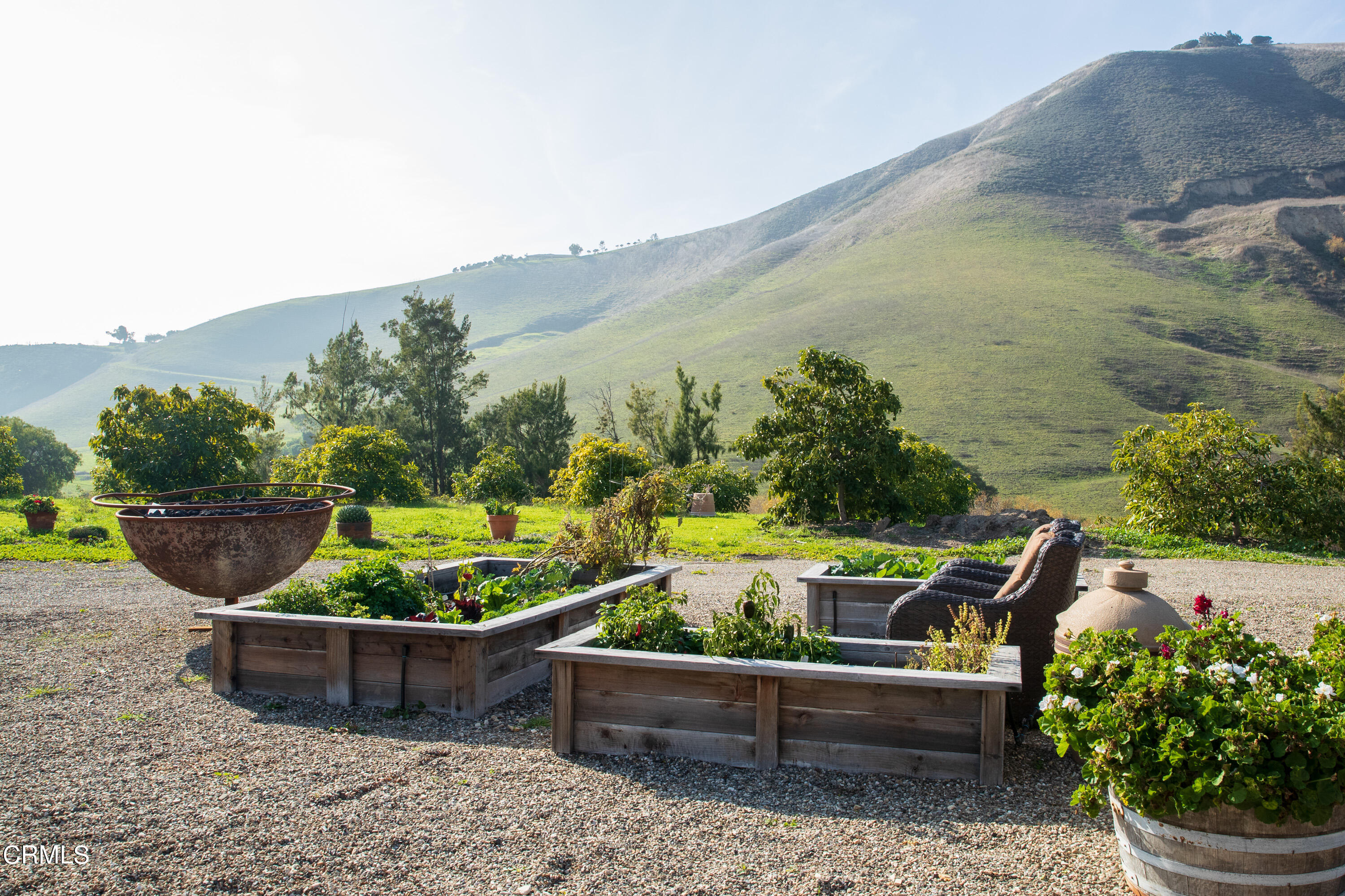 119 Hollister Ranch Road Goleta, CA 93117 - Photo 32 of 40 a view of a garden with sitting area