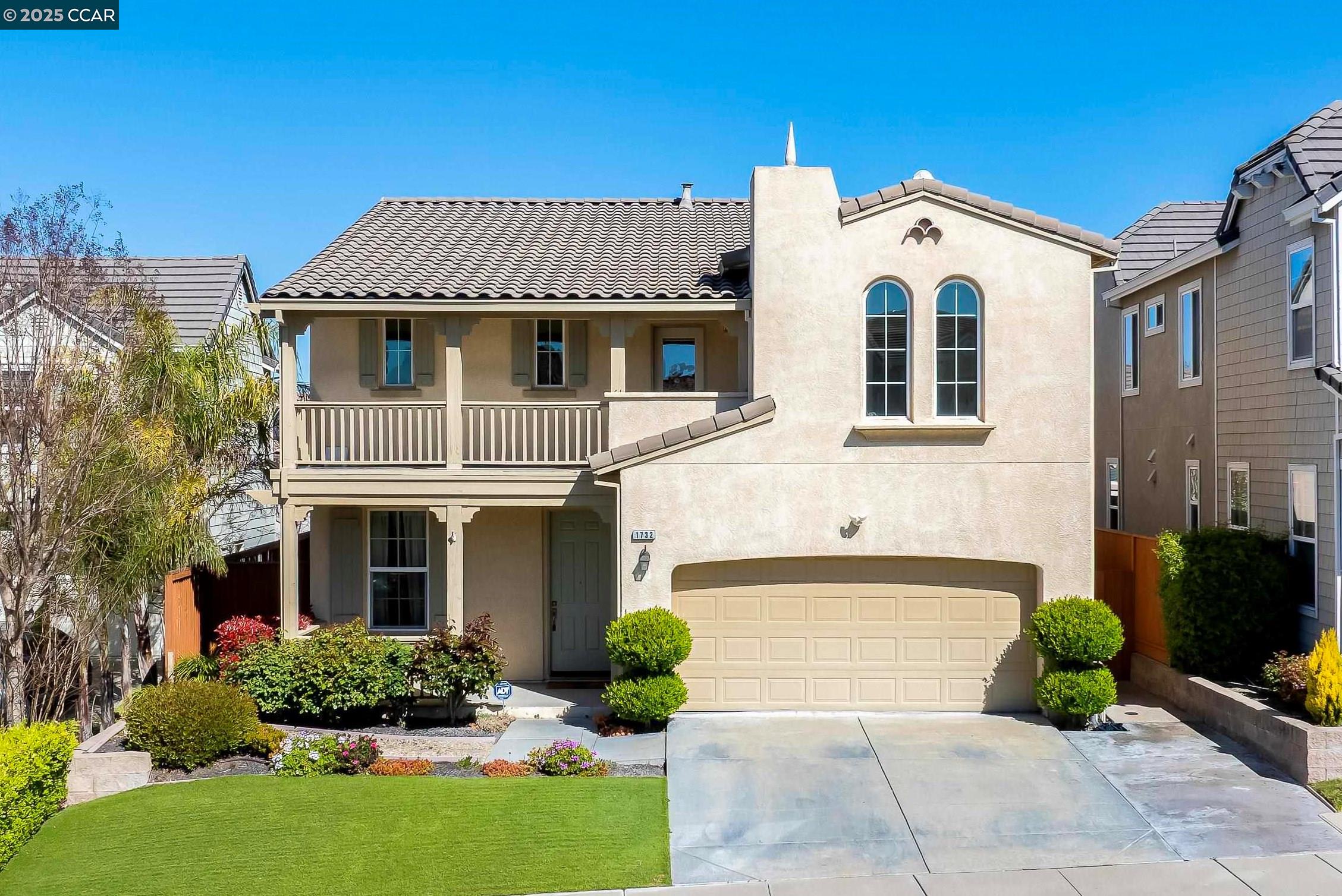 1732 Blakesley Drive San Ramon, CA 94582 - Photo 1 of 1 a front view of a house with garden