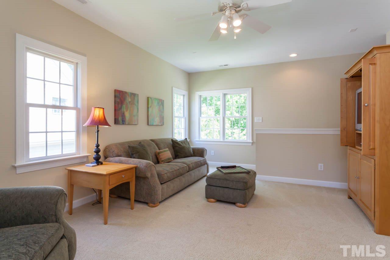 8814 Fidelis Lane Raleigh, NC 27613 - Photo 17 of 25 Access Large Bonus Room through hallway or back stairs. Perfect for game time, movie time, or relaxing!