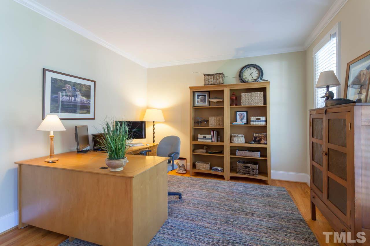 8814 Fidelis Lane Raleigh, NC 27613 - Photo 6 of 25 Great space for a home office or can be used as a reading nook or formal living room.