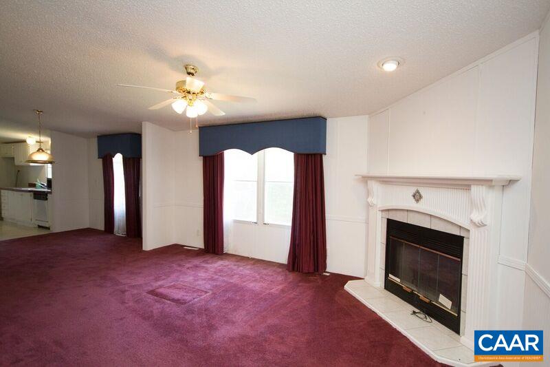 18 Tabscott Road Kents Store, VA 23084 - Photo 28 of 46 an empty room with windows and fireplace