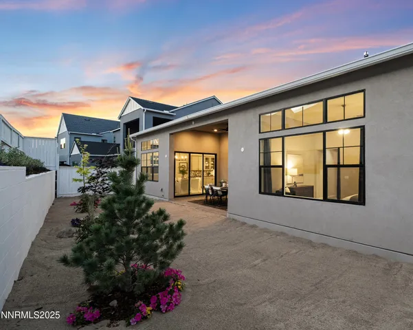 a lake view with a yard