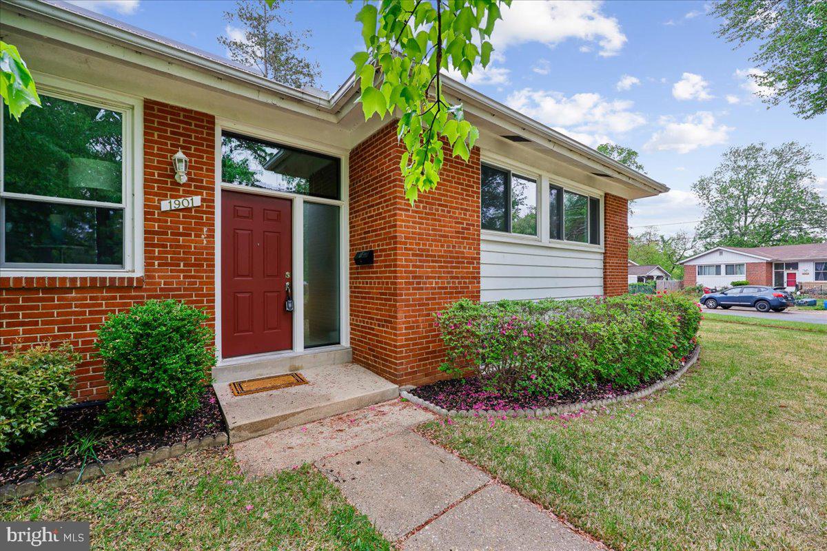 1901 Ladd Street Silver Spring, MD 20902 - Photo 17 of 101 a front view of a house with garden