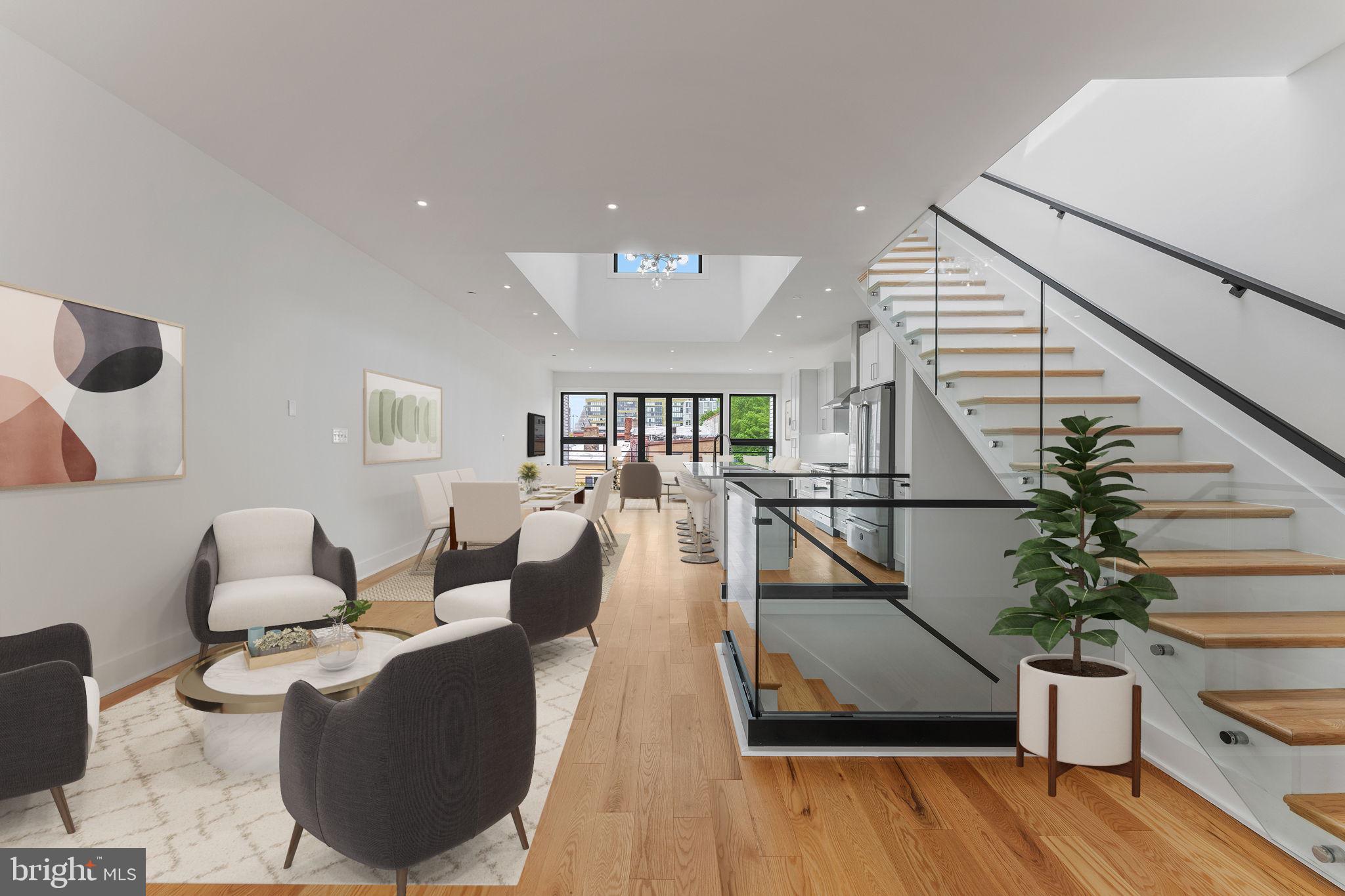 1414 5th Street Northwest, Unit B Washington, DC 20001 - Photo 13 of 71 Rare Expansive, Voluminous Open Living