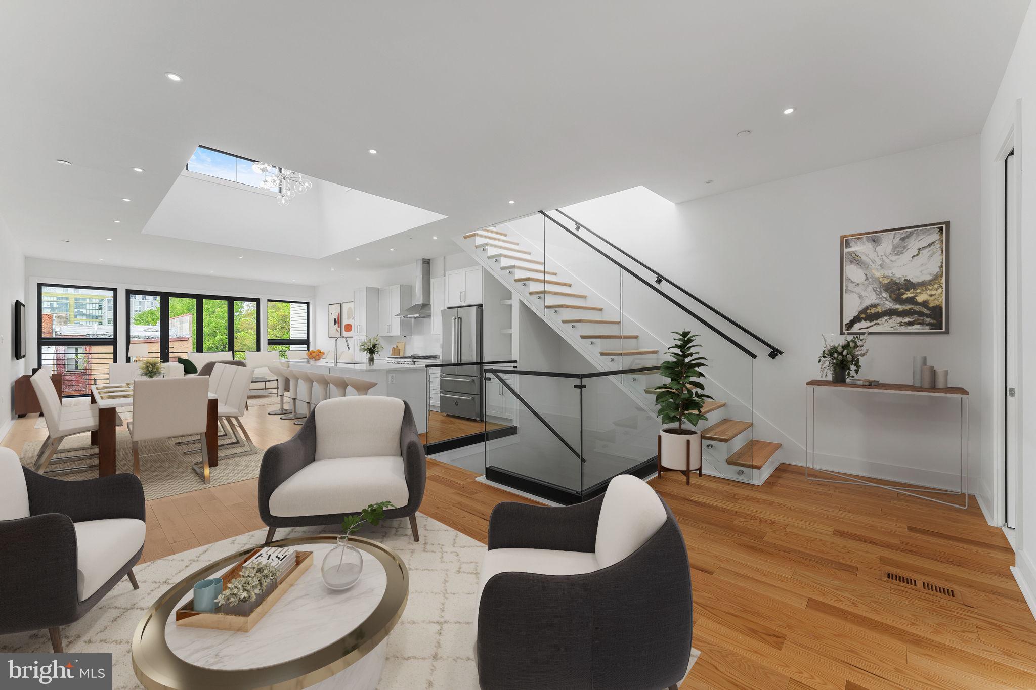 1414 5th Street Northwest, Unit B Washington, DC 20001 - Photo 15 of 71 Rare Expansive, Voluminous Open Living