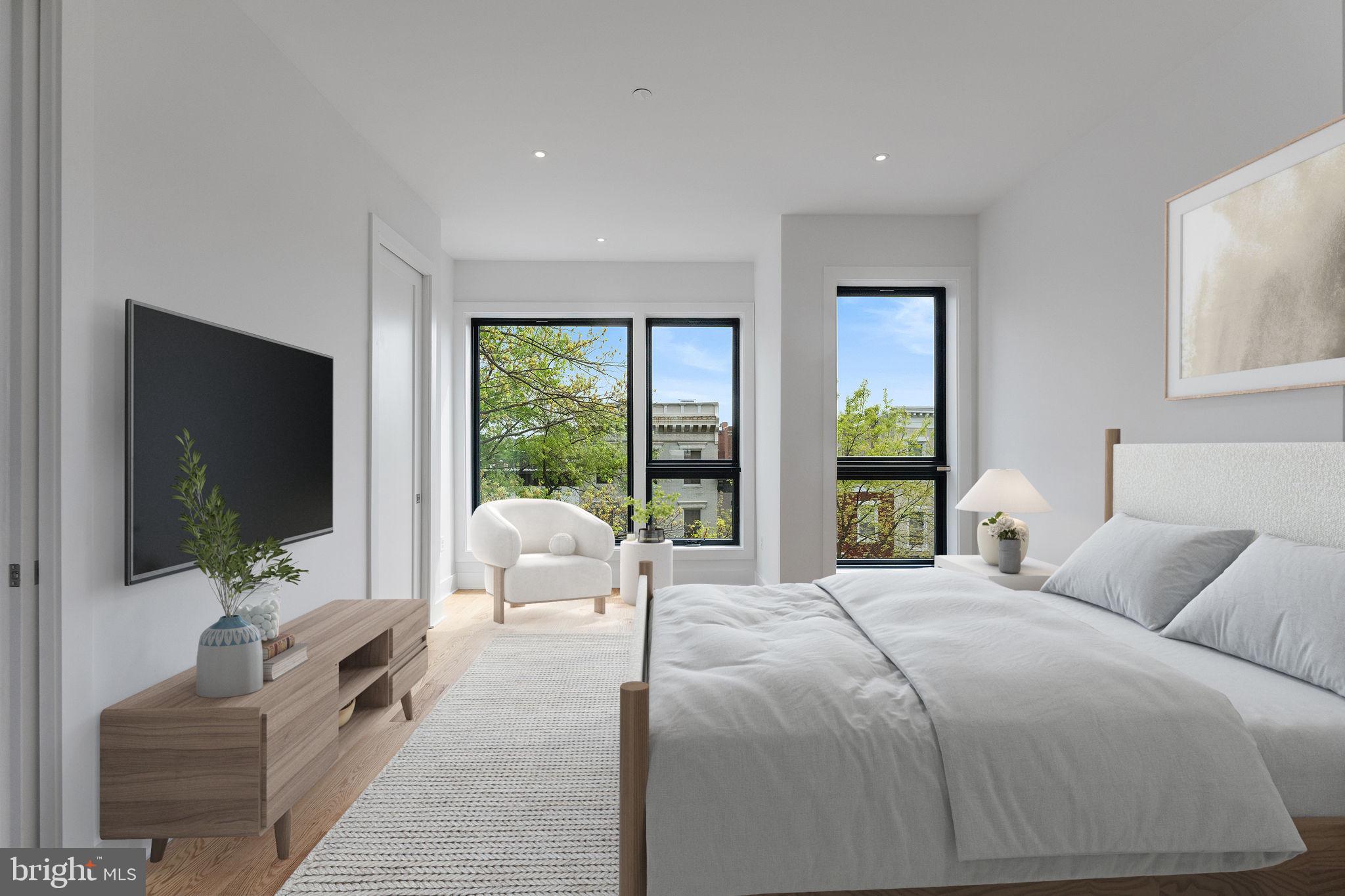 1414 5th Street Northwest, Unit B Washington, DC 20001 - Photo 36 of 71 Flexible Third Bedroom or Library/Office En Suite