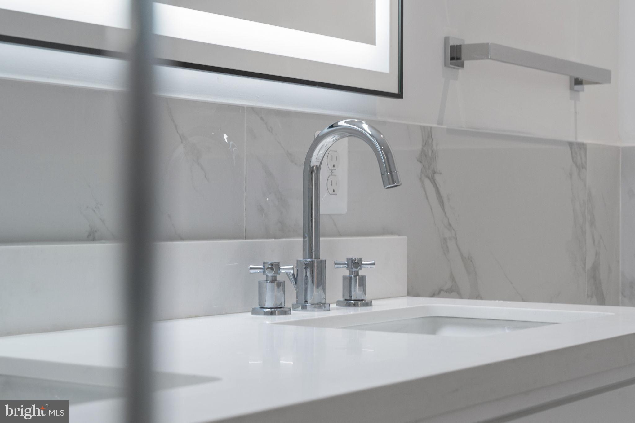 1414 5th Street Northwest, Unit B Washington, DC 20001 - Photo 45 of 71 Polished Chrome Fixtures Hans Grohe' Style