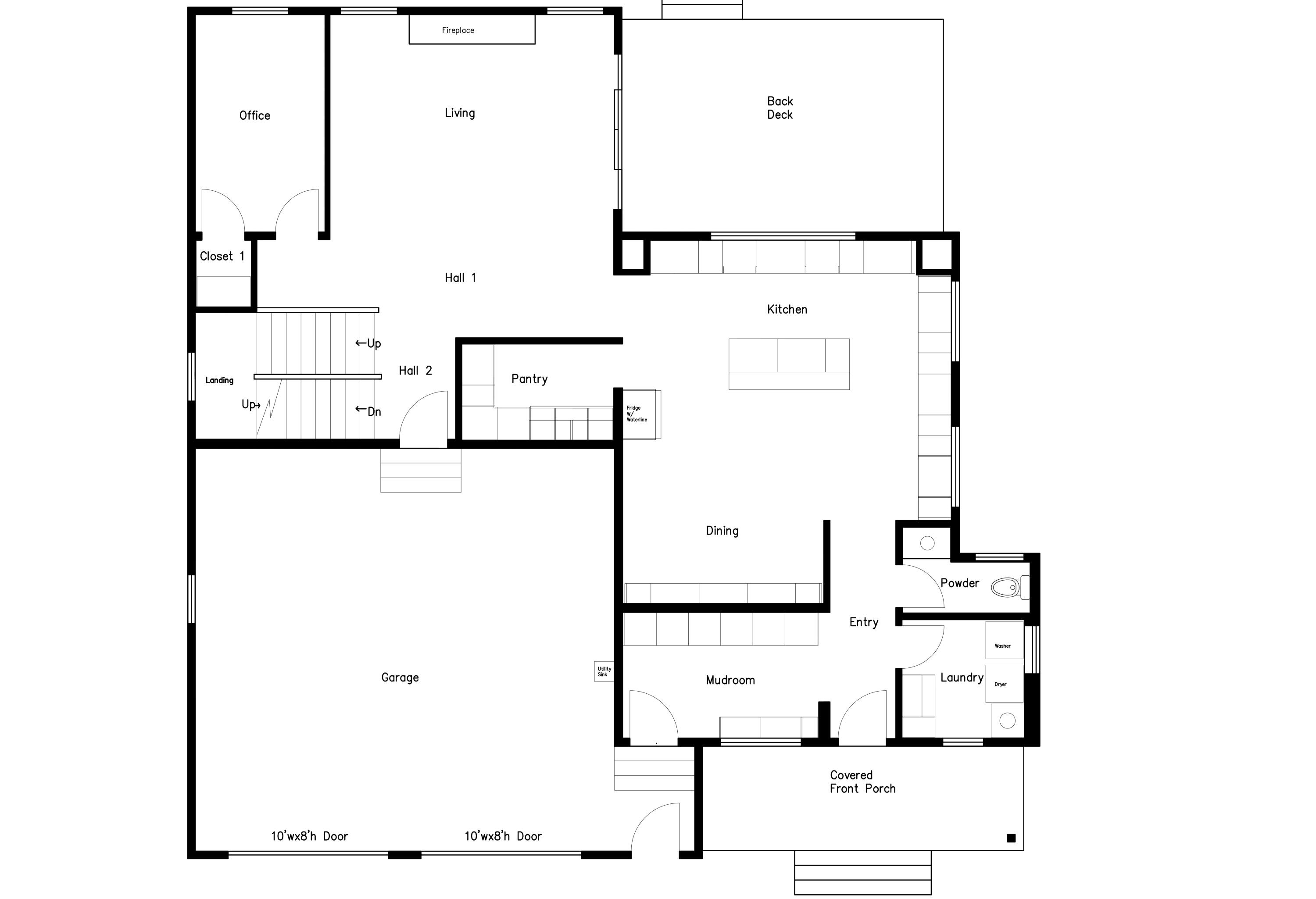 448 Blackstrap Road Falmouth, ME 04105 - Photo 66 of 69 1st Floor Layout