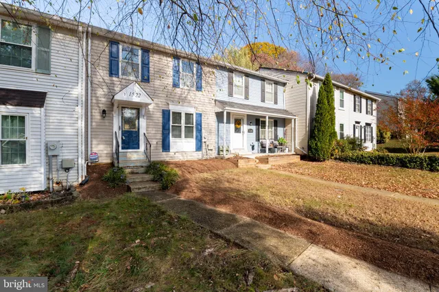 a front view of a building