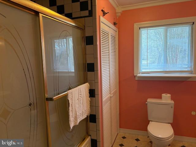 4928 Bethlehem Road Preston, MD 21655 - Photo 5 of 19 a bathroom with a toilet and a shower